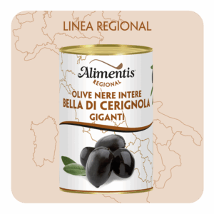 GIANT WHOLE BLACK CERIGNOLA OLIVES